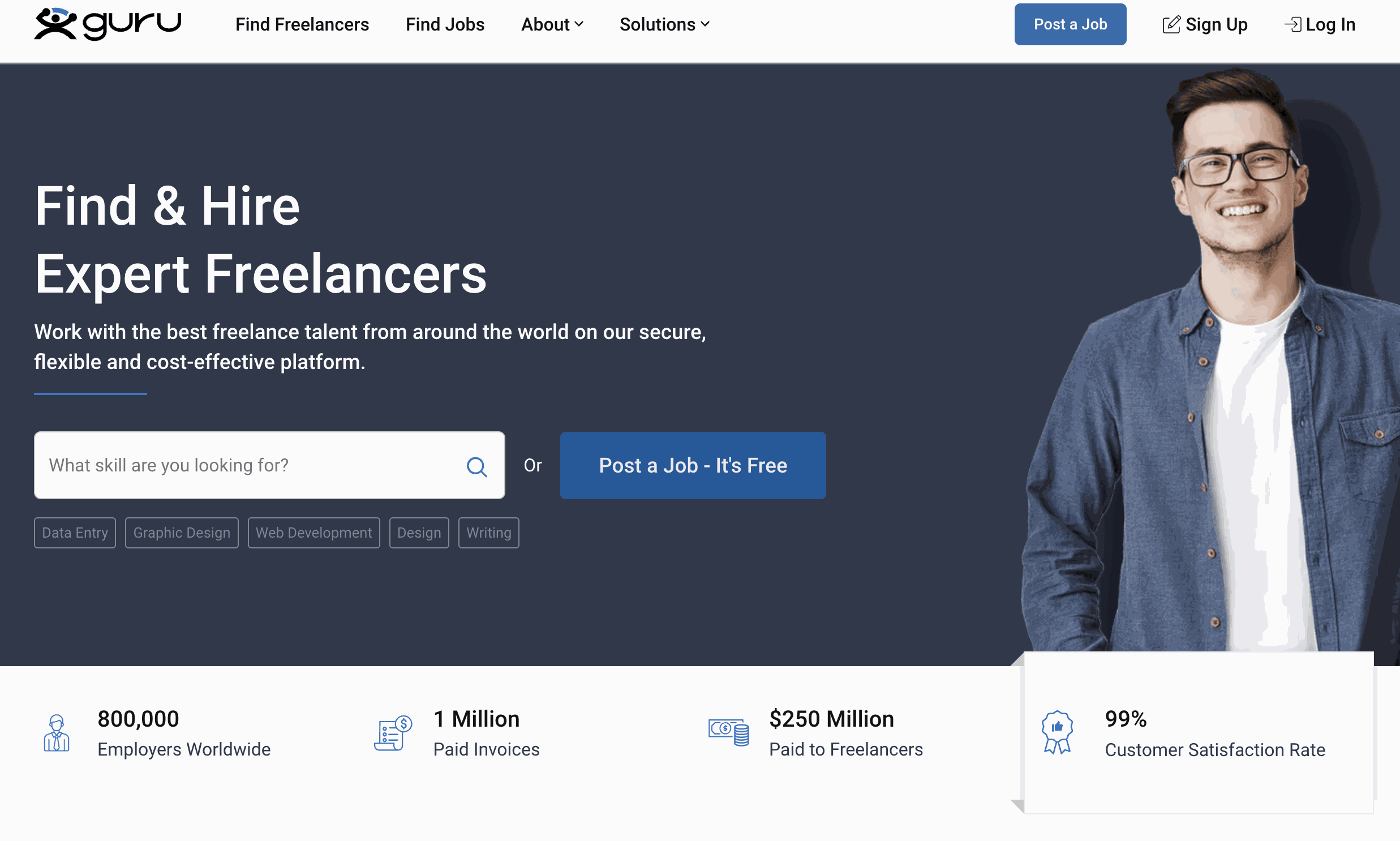 Guru homepage