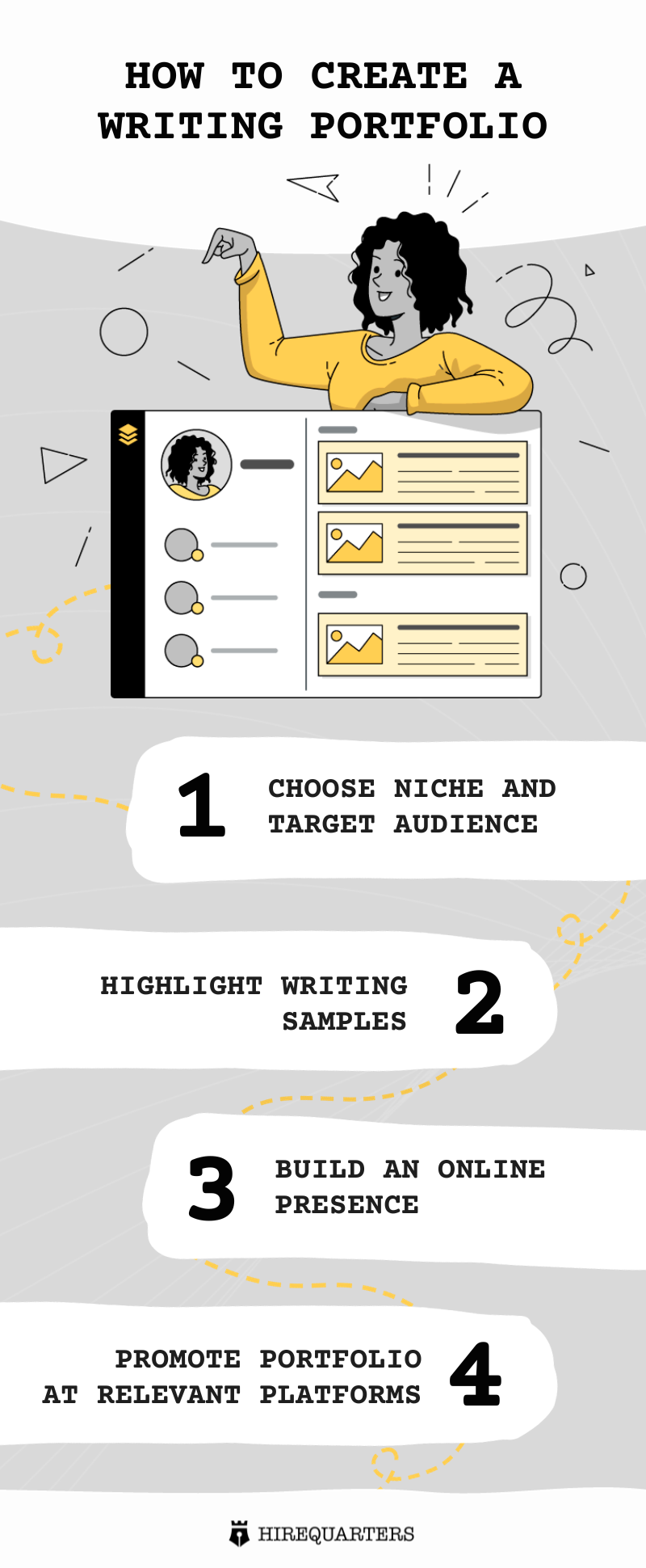 How to create a writing portfolio