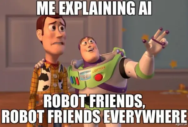 AI taking over meme