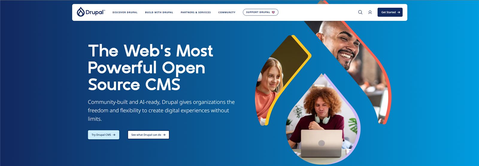 Drupal homepage